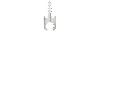 RØR OG KABELCLIPS 20MM MED PLUG - (200 stk.)