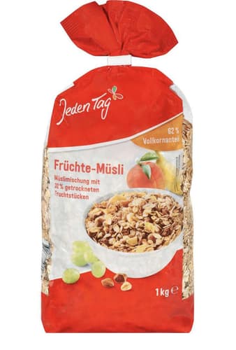Jeden Tag Früchte-Müsli