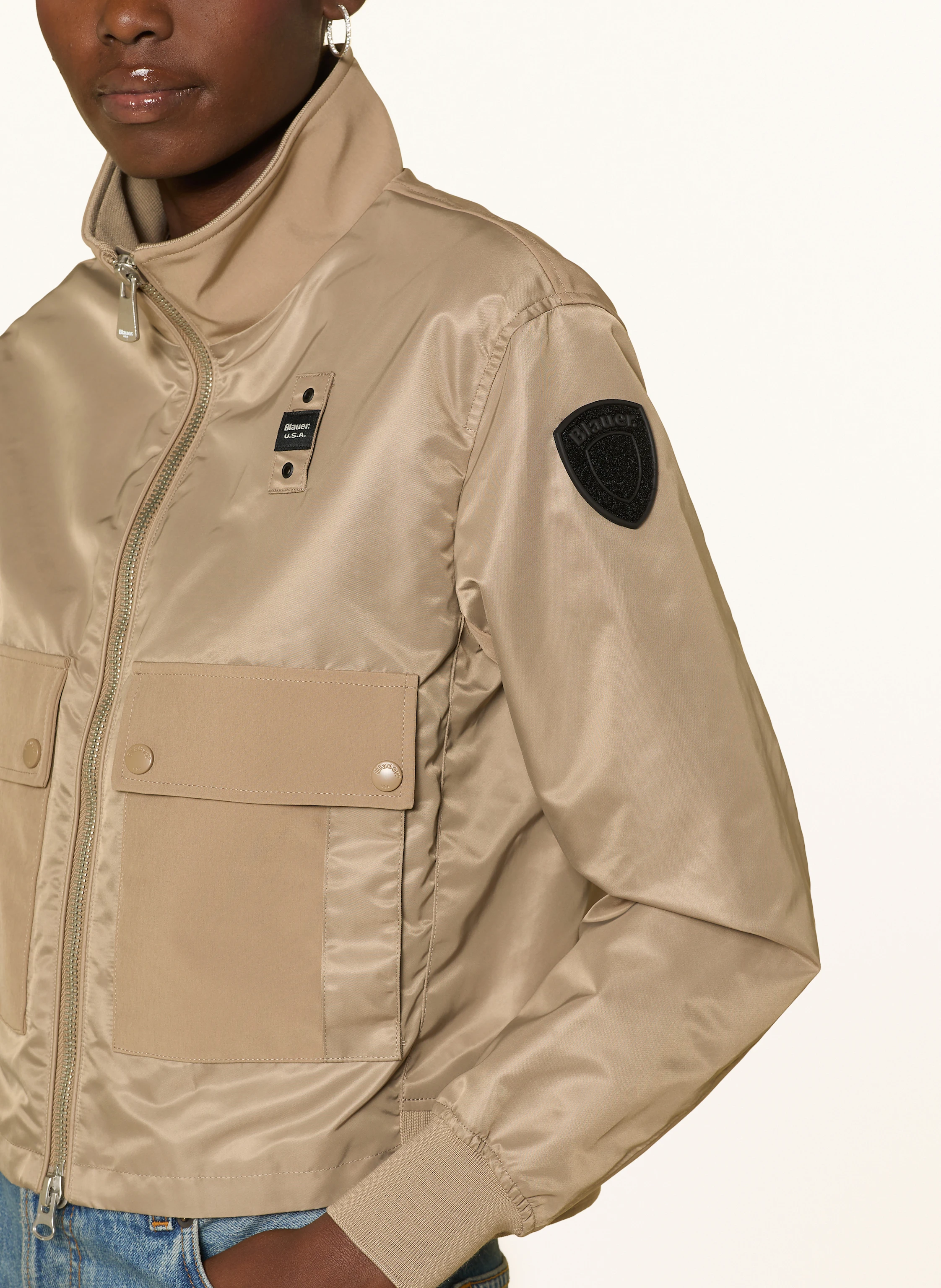 Blauer Fieldjacket CARNEY