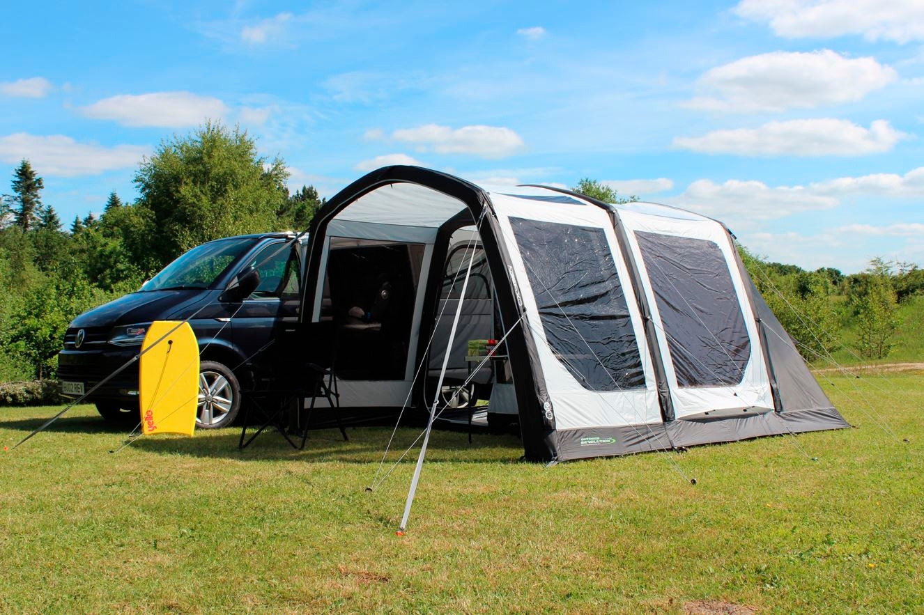 Outdoor Revolution Movelite T3E aufblasbares Vorzelt Mid Höhenbereich 220 bis 255 cm