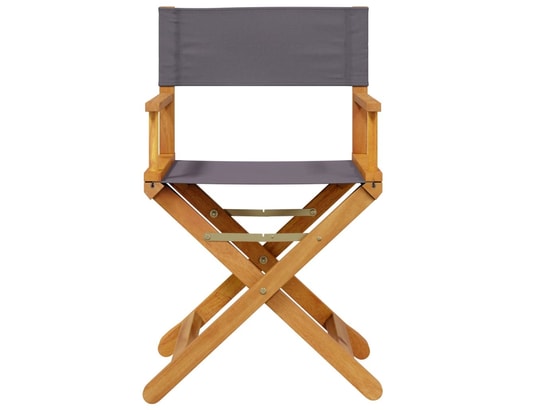 VIDAXL - Chaise pliante Chaises pliables de jardin lot de 6 gris foncé tissu
