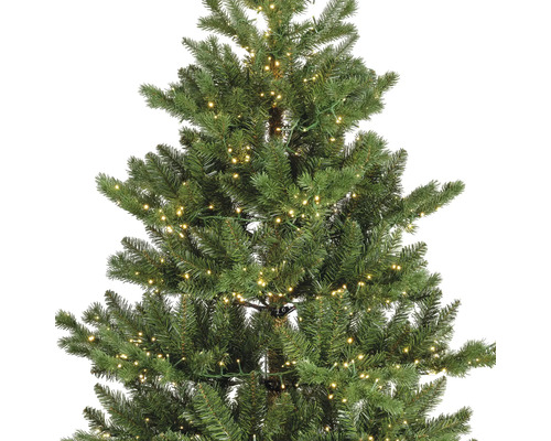 Everlands kunstkerstboom, verlicht, 240 cm hoog, groen