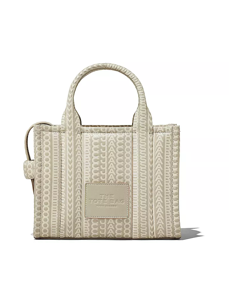 MARC JACOBS Ledertasche - Tote Bag THE SMALL TOTE LEATHER MONOGRAM  beige