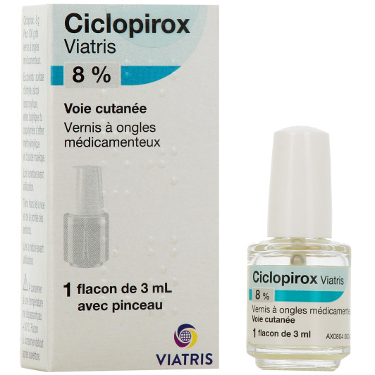 Vernis Ciclopirox - Mycoses des Ongles