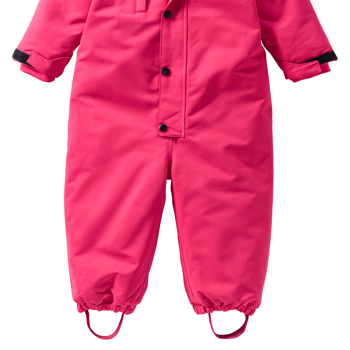 Famy Baby Schneeoverall in Unifarben pink