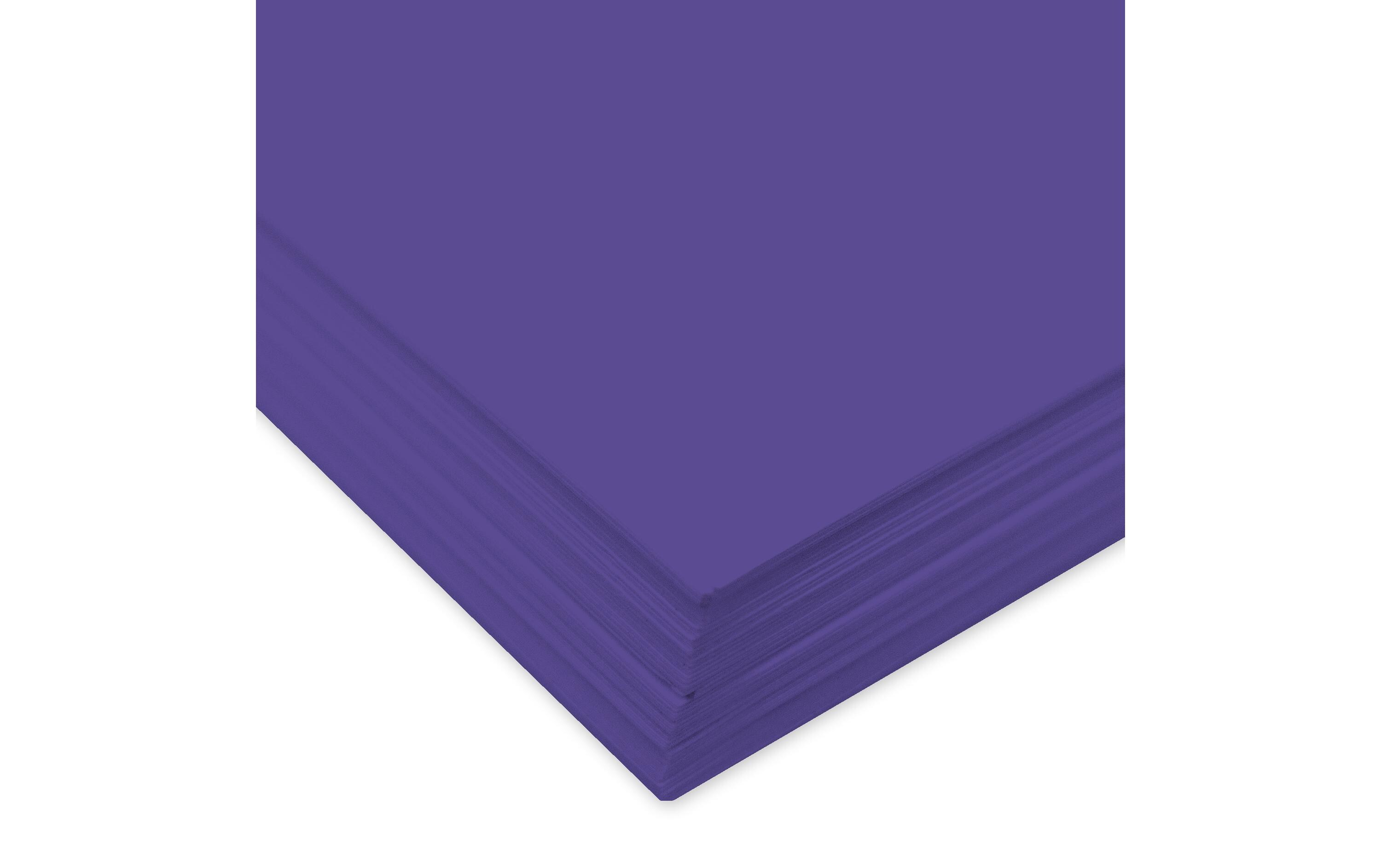 Tonzeichenpapier A4, 130 g/m², 100 Blatt, ViolettTonzeichenpapier in der Grosspackung