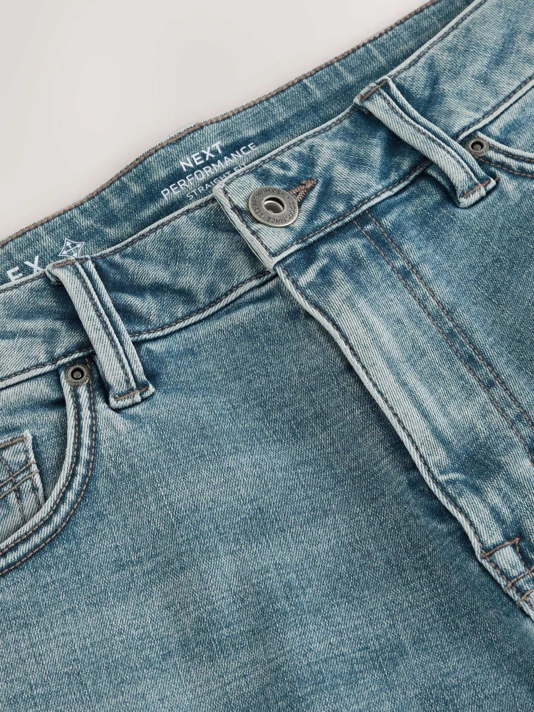 Lichtblauw - Straight fit - Motionflex jeans