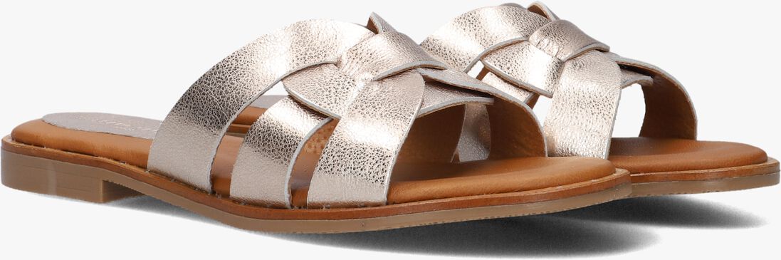 goudkleurig stefano lauran slippers 790