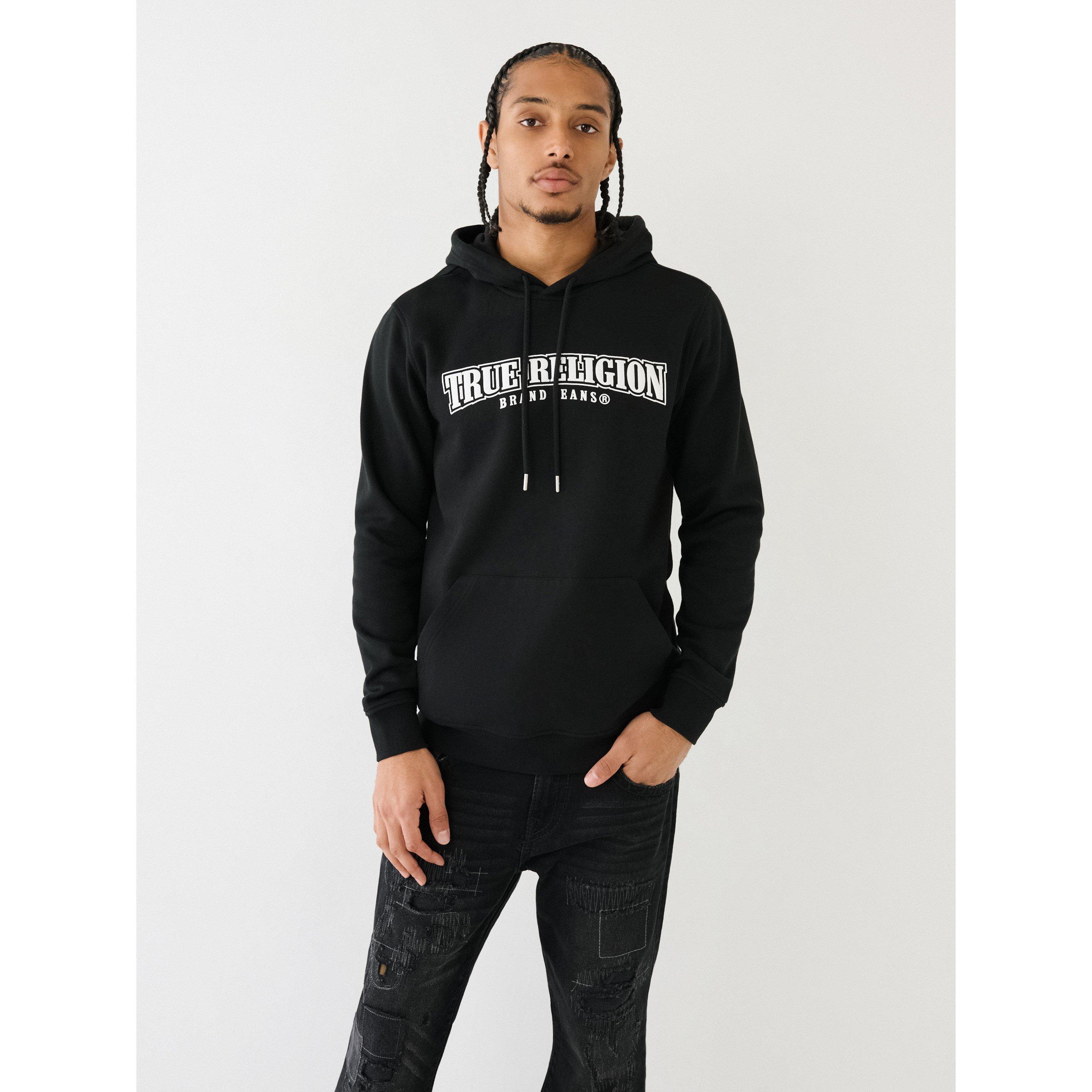 True Religion Painted Horseshoe Puff Print Hoodie