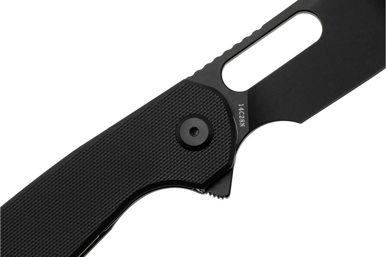 Eutektik Trinity TRI-BBW-R Blackwashed 14C28N, Black G10, zakmes