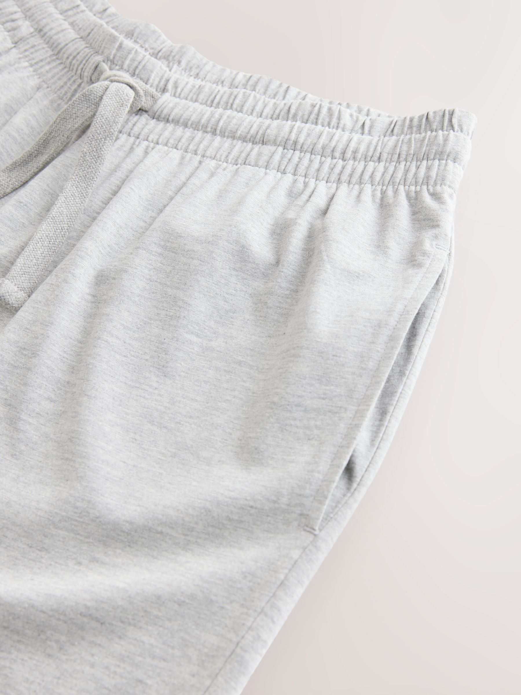 Navy Blue/Light Grey - Cuffed Pyjama Bottoms Set 2 Pack