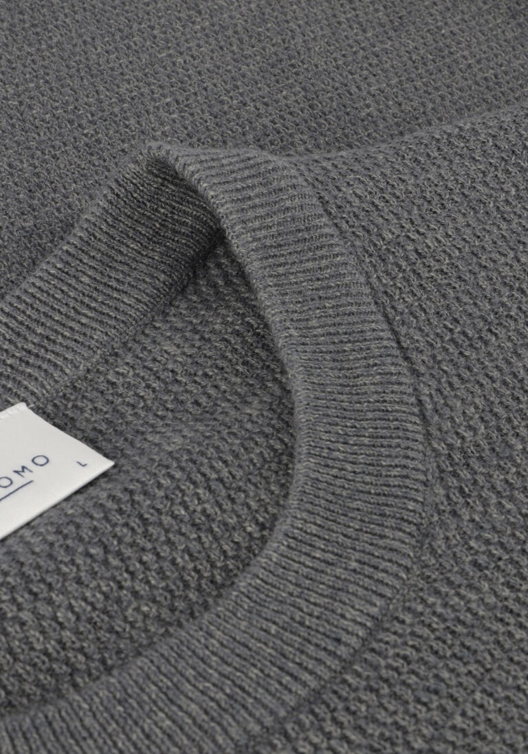 PROFUOMO grijze profuomo trui pullover crew neck