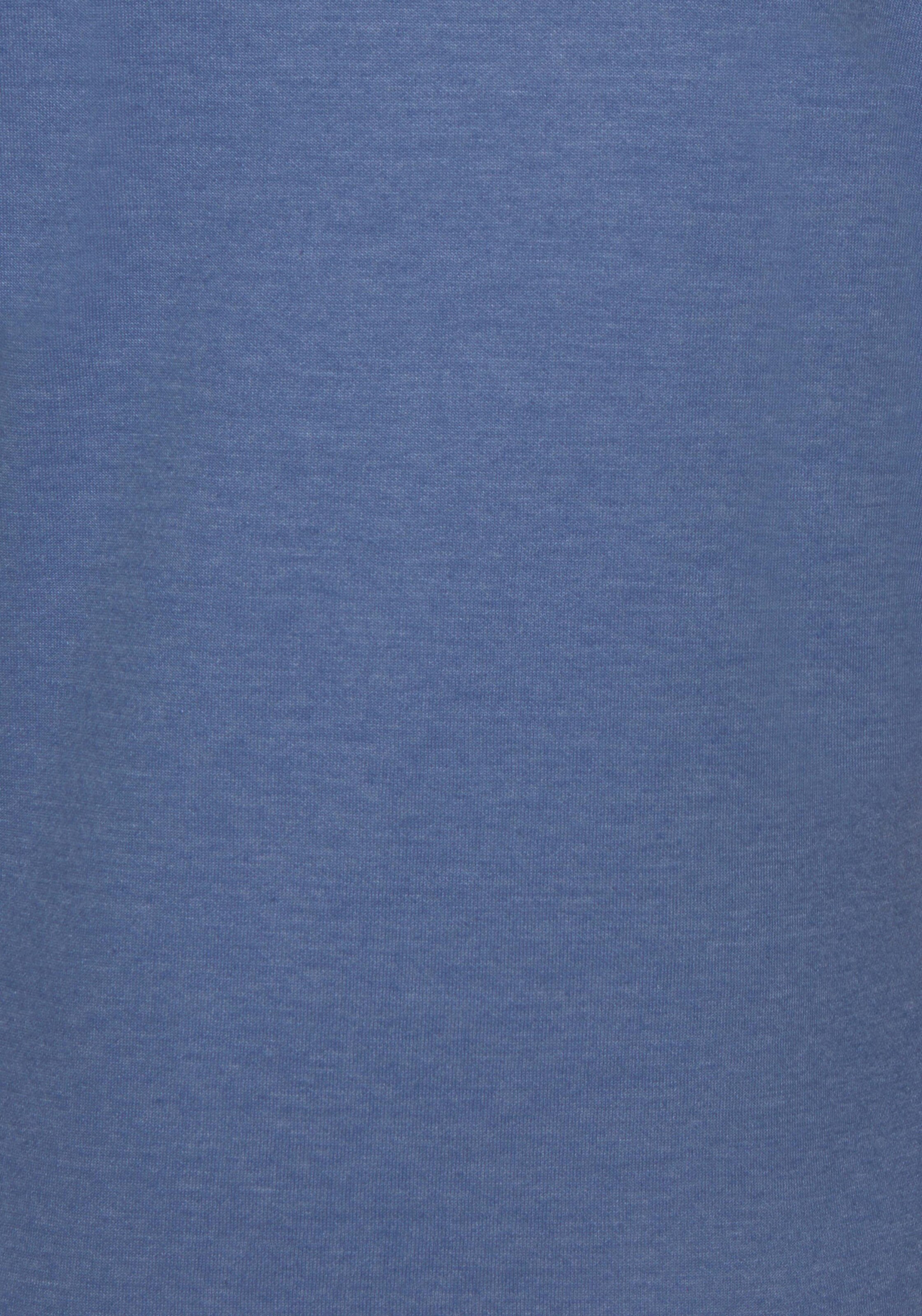 Longsweatshirt in jeans-meliert