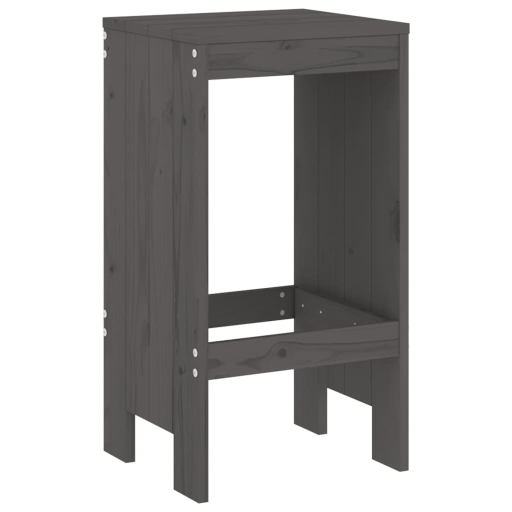 Tabourets de bar 2 pcs 40x36x75 cm bois massif de pin