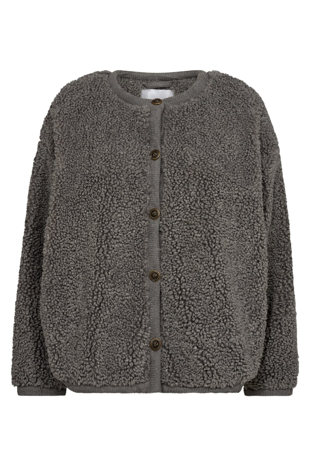 Co´Couture Newcc Timmy Teddy Jacket 30206 139 mid grey