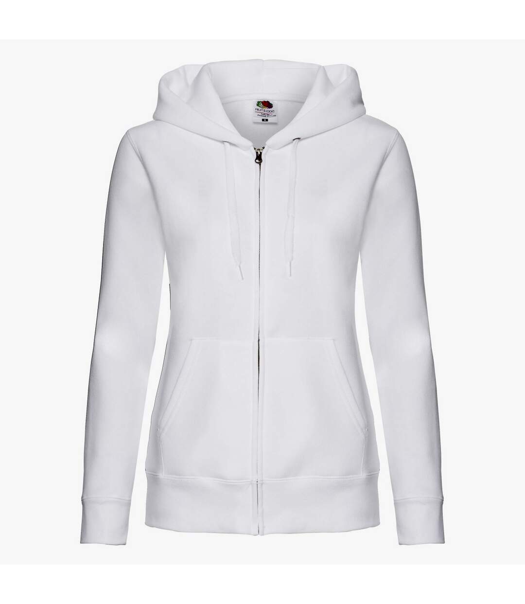 Fruit Of The Loom - Sweatshirt à capuche et fermeture zippée - Femme (Blanc) - UTBC1372
