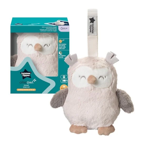 Peluche musicale de voyage Mini Grofriend   Ollie la Chouette        de               Tommee Tippee
