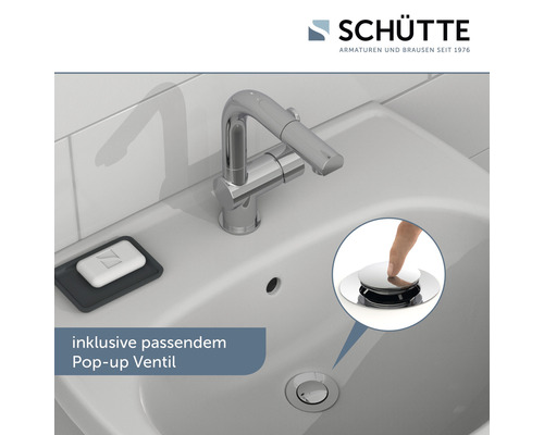 SCHÜTTE LONDON wastafelkraan, chroom 79710