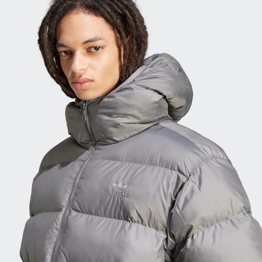 Adidas Original Doudoune à capuche ton sur ton