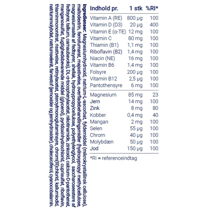 Livol Multivitamin Voksen Basis 230 Pieces