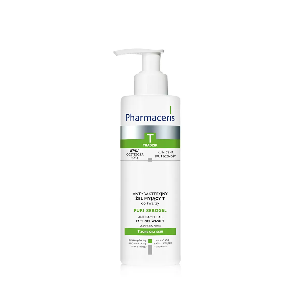 Pharmaceris T Puri-Sebogel Rensegel Uren hud - 190 ml.
