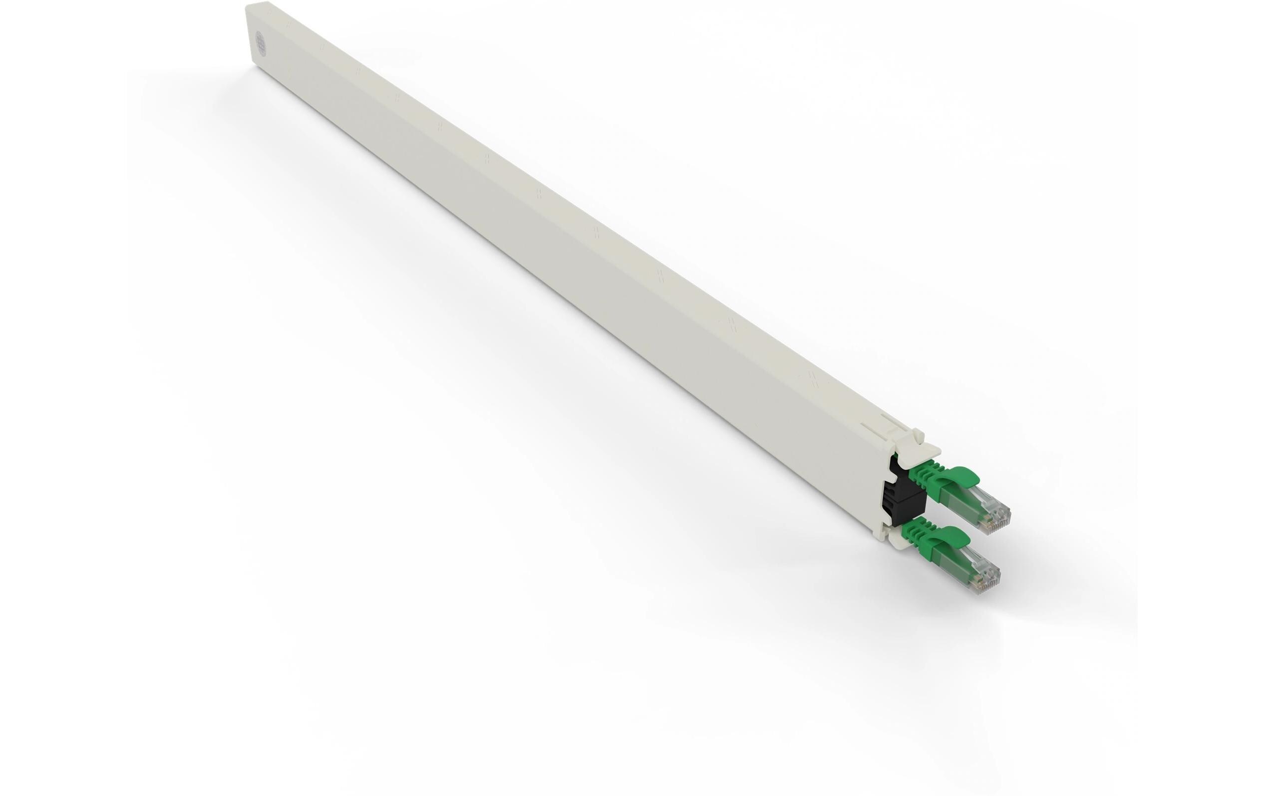 patchbox.one / Cassette / 30RU / Cat 6A, UTP, 1.8 m, GrünAll-in-One Lösung für Ordnung im Netzwerkschrank