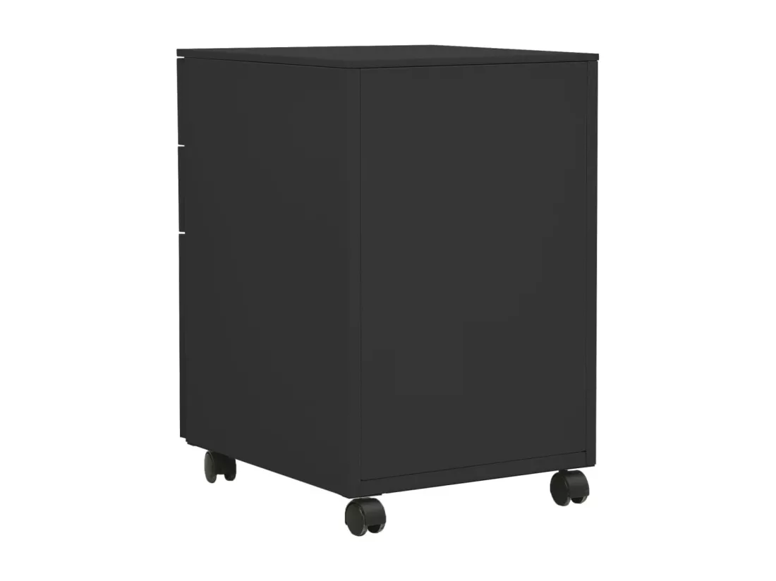Classeur mobile Anthracite 39x45x60 cm Acier
