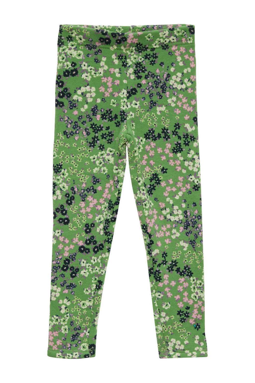 s.Oliver gebloemde broek groen/roze/beige