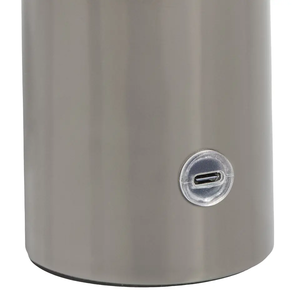 Tafellamp Tinn antraciet USB - 25,5x15x15 cm