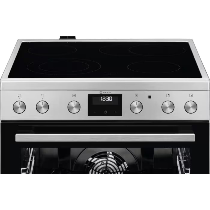 AEG Vitrokeramisch fornuis inox CCB6443BBM