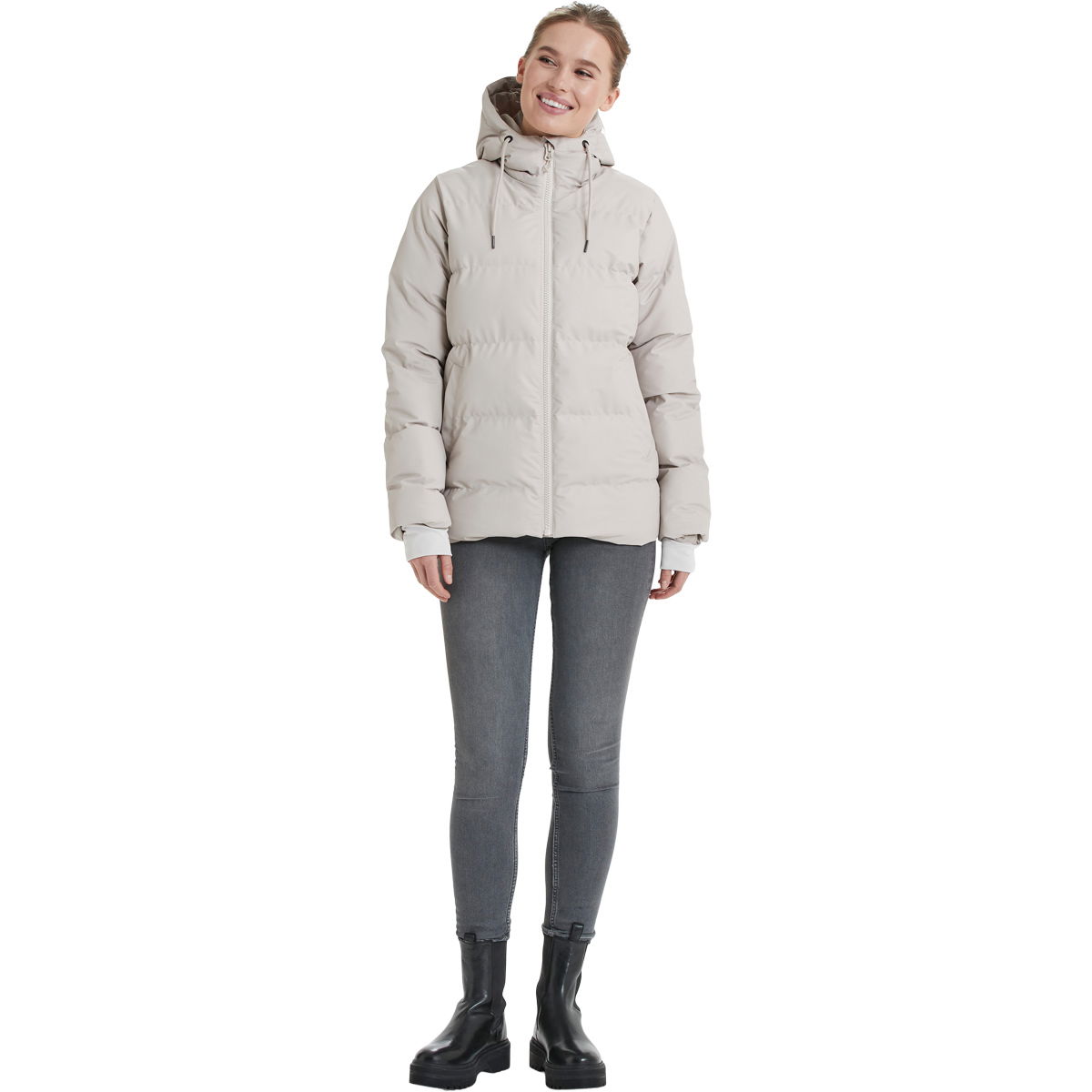 Weather Report Norah PU Puffer Vinterjakke Dame
