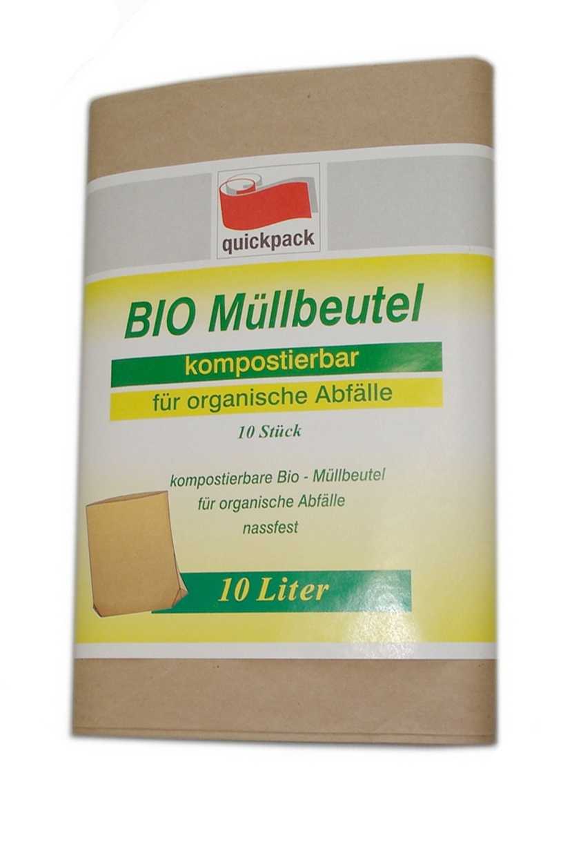 Bio-Müllbeutel 10er 10ltr., Papier