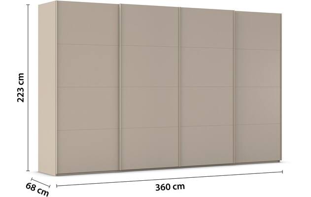 Kledingkast Finca Mat Glas