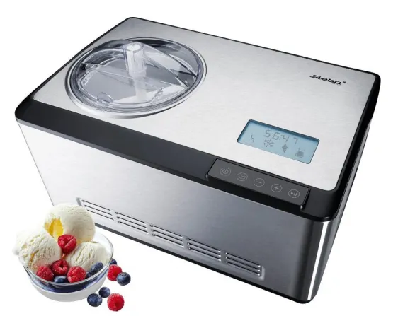 Steba IC 180, 2 L, 60 min., LCD, Sølv, 425 mm, 285 mm