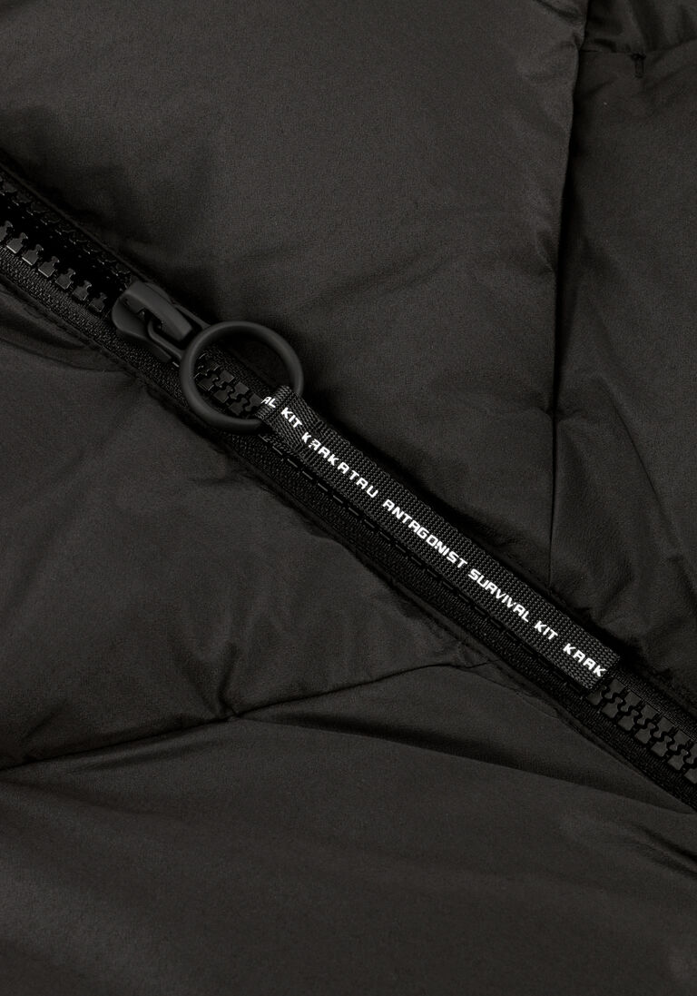 zwarte krakatau gewatteerde jas qw573