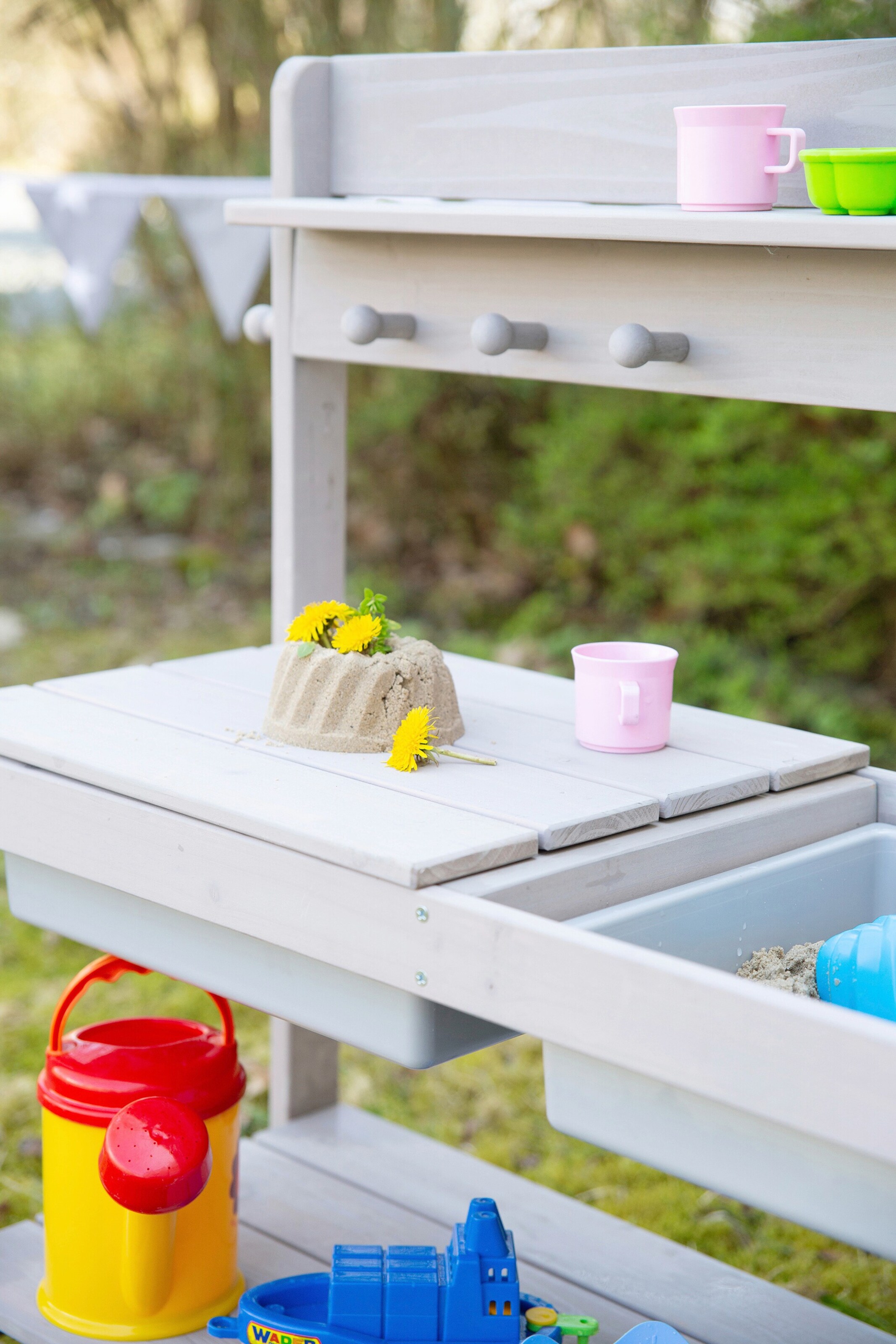 roba Outdoor Kinderküche 'FUN' Outdoor + mit Spielwanne Outdoor +