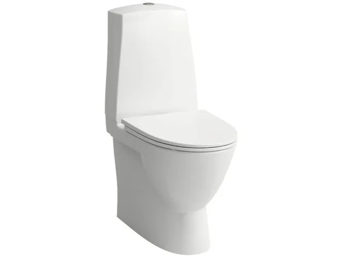LAUFEN PRO N gulvstående WC med P-lås back-to-wall lim, LCC