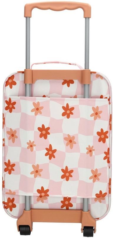 Zebra Trends koffer - trolley - kinderkoffer - Adventure flower old pink
