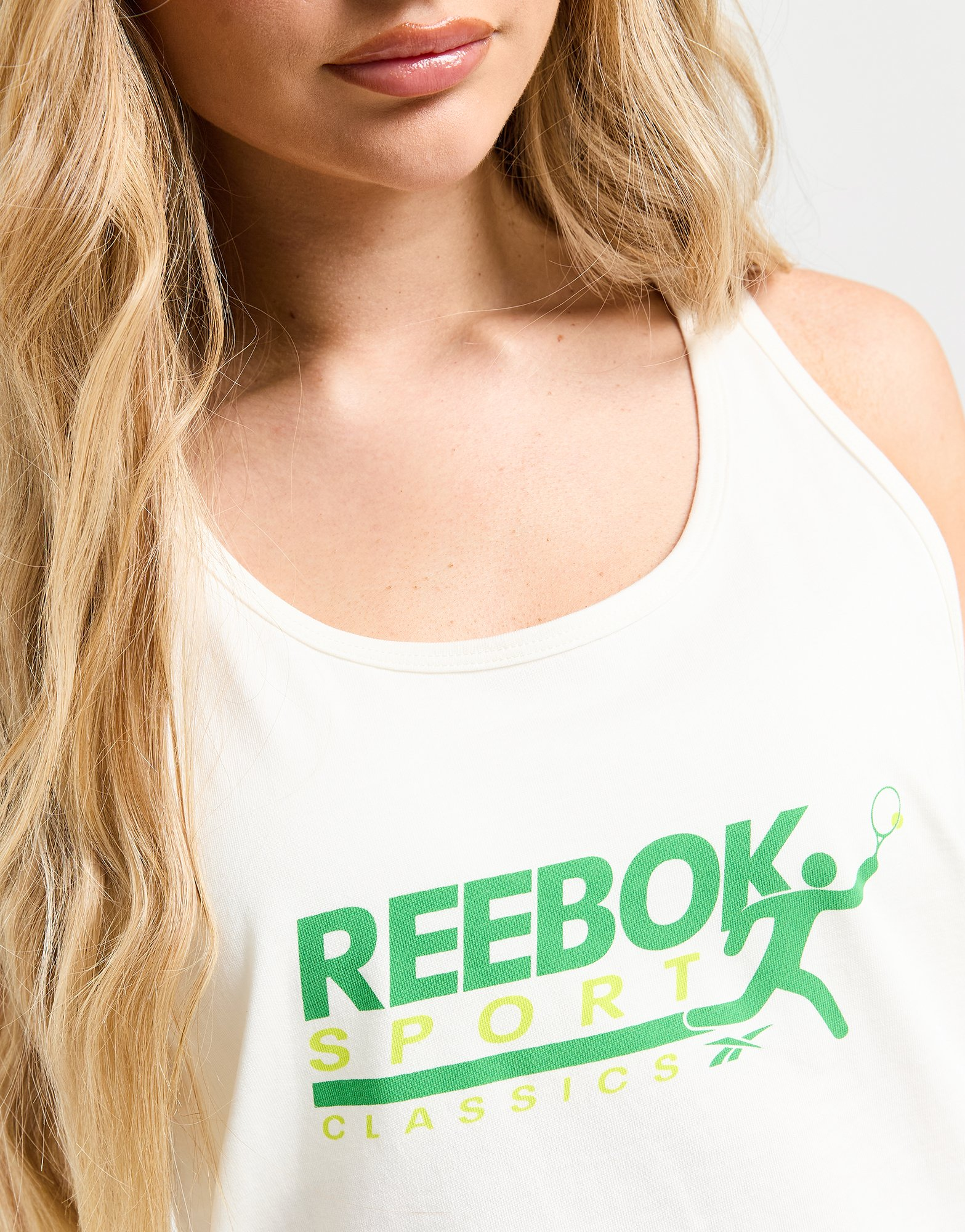 Reebok Débardeur Court Graphic Femme