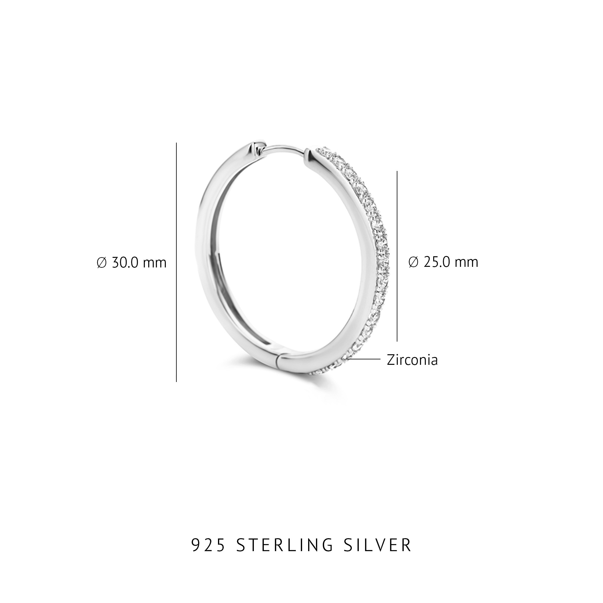 creolen, oorbellen Parte Di Me Parte di Me Zilver