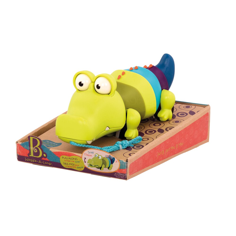B.TOYS B. Waggle-A-Long Wackel Krokodil