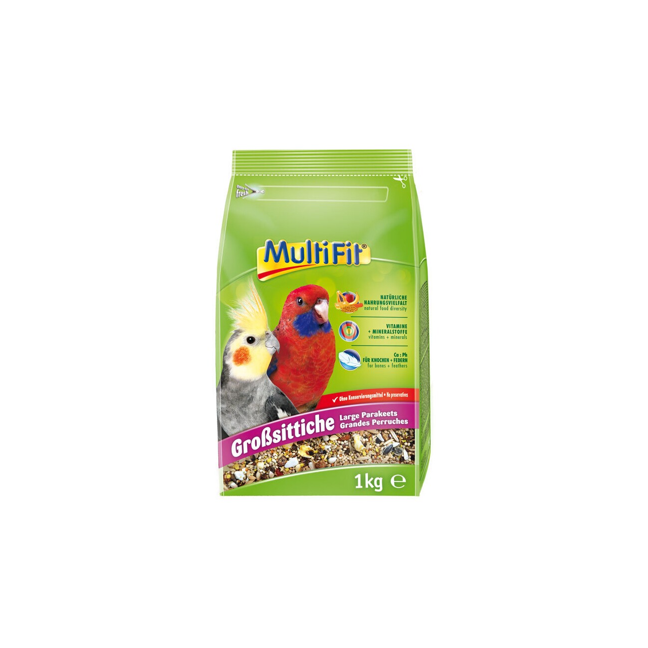 MultiFit Großsittichfutter 1 kg