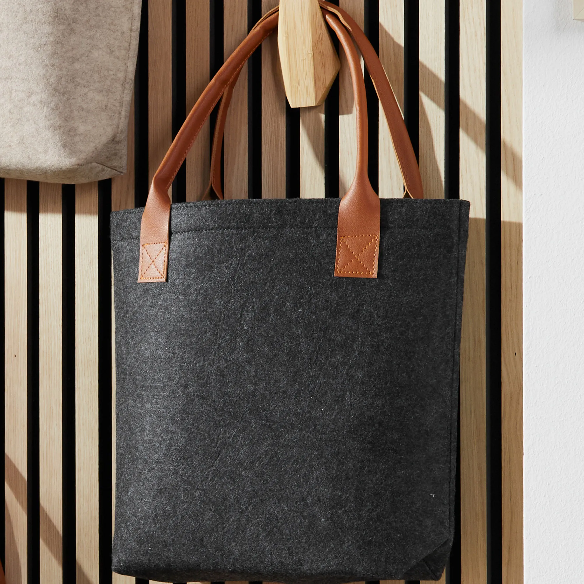 Filz-Shopper mit Griffen