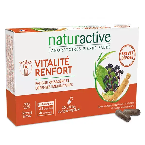 Naturactive Activ 4 Renfort:Défenses Immunitaires Vitalité 30 gélules