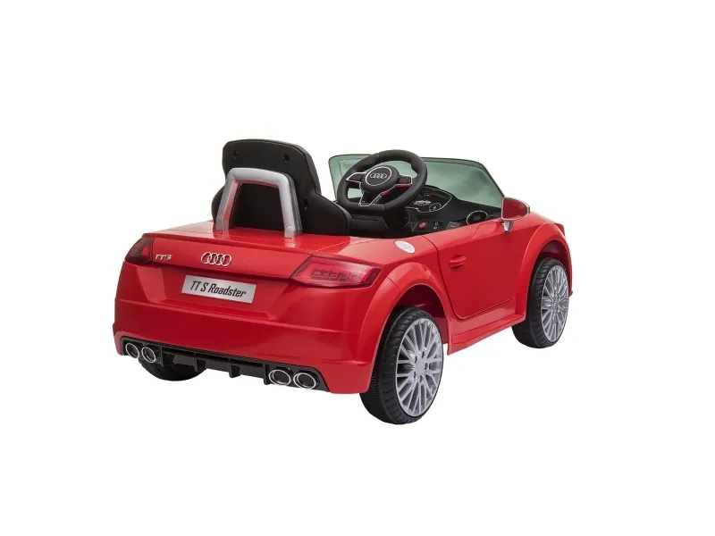 Elbil Audi TTS Roadster 12V med gummihjul, NORDIC PLAY Speed rød (805-753)