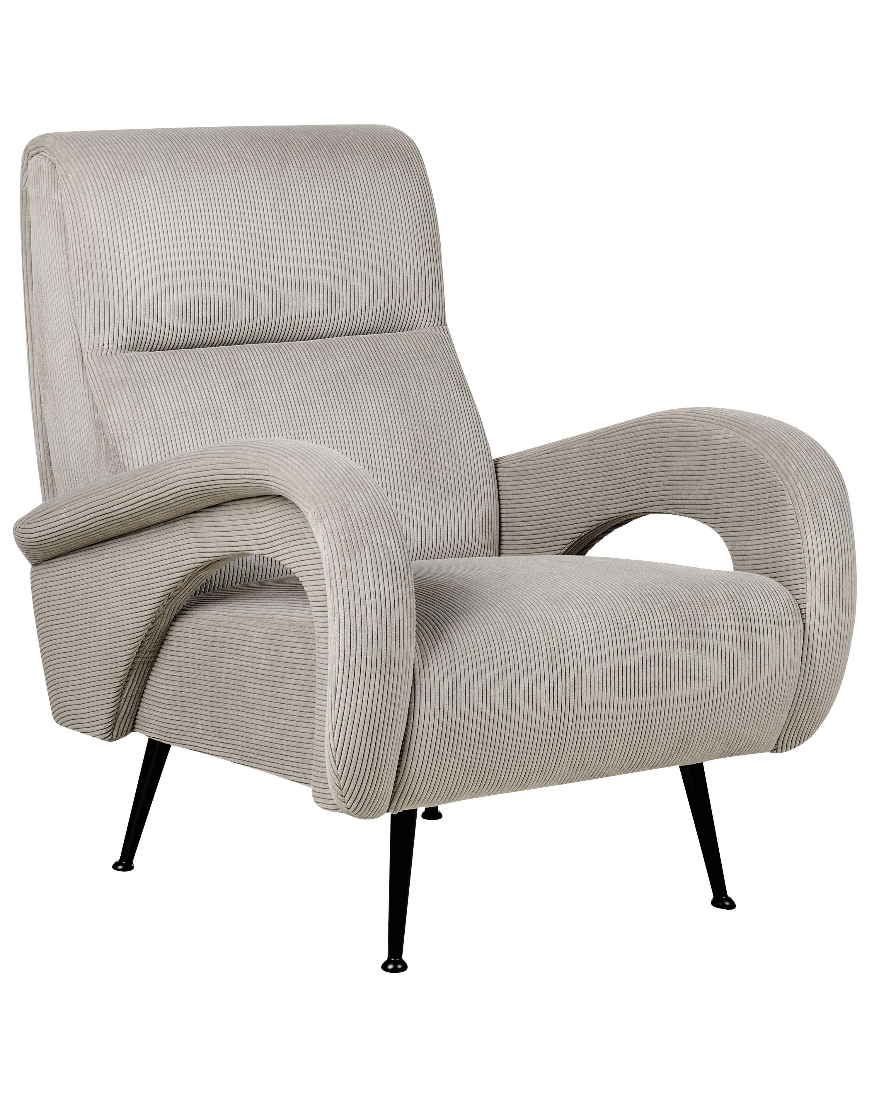Fauteuil SVALOV Corduroy Grijs