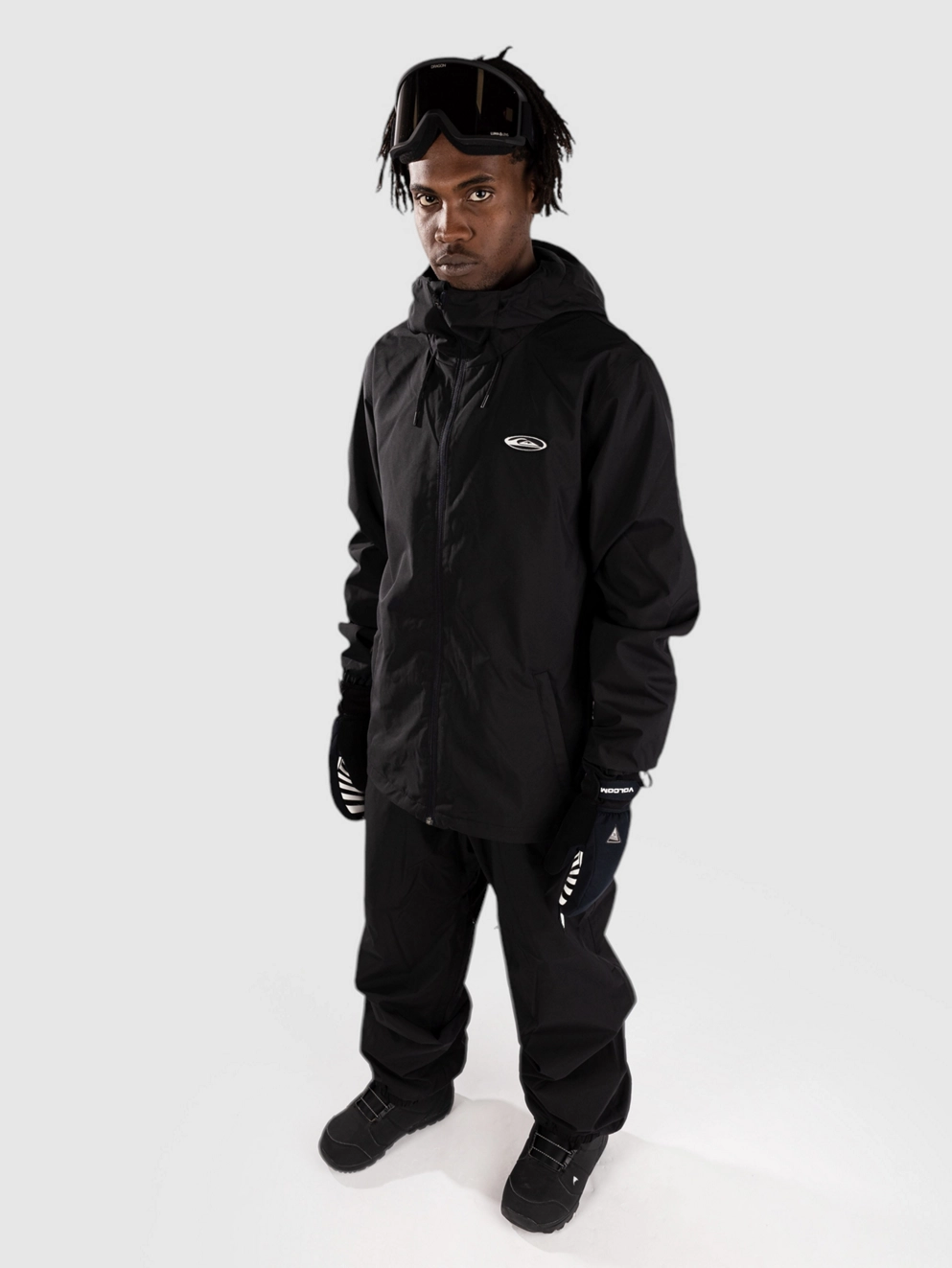 Quiksilver High In The Hood Jacket true black