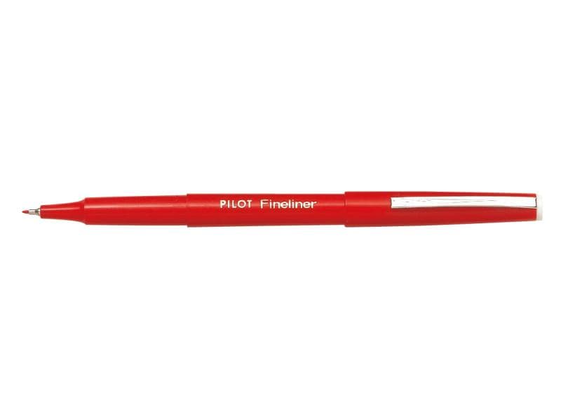 Pilot Fineliner 0.4 mm Rot, 1 Stück Feinschreiber für präzises Schreiben und Zeichnen
