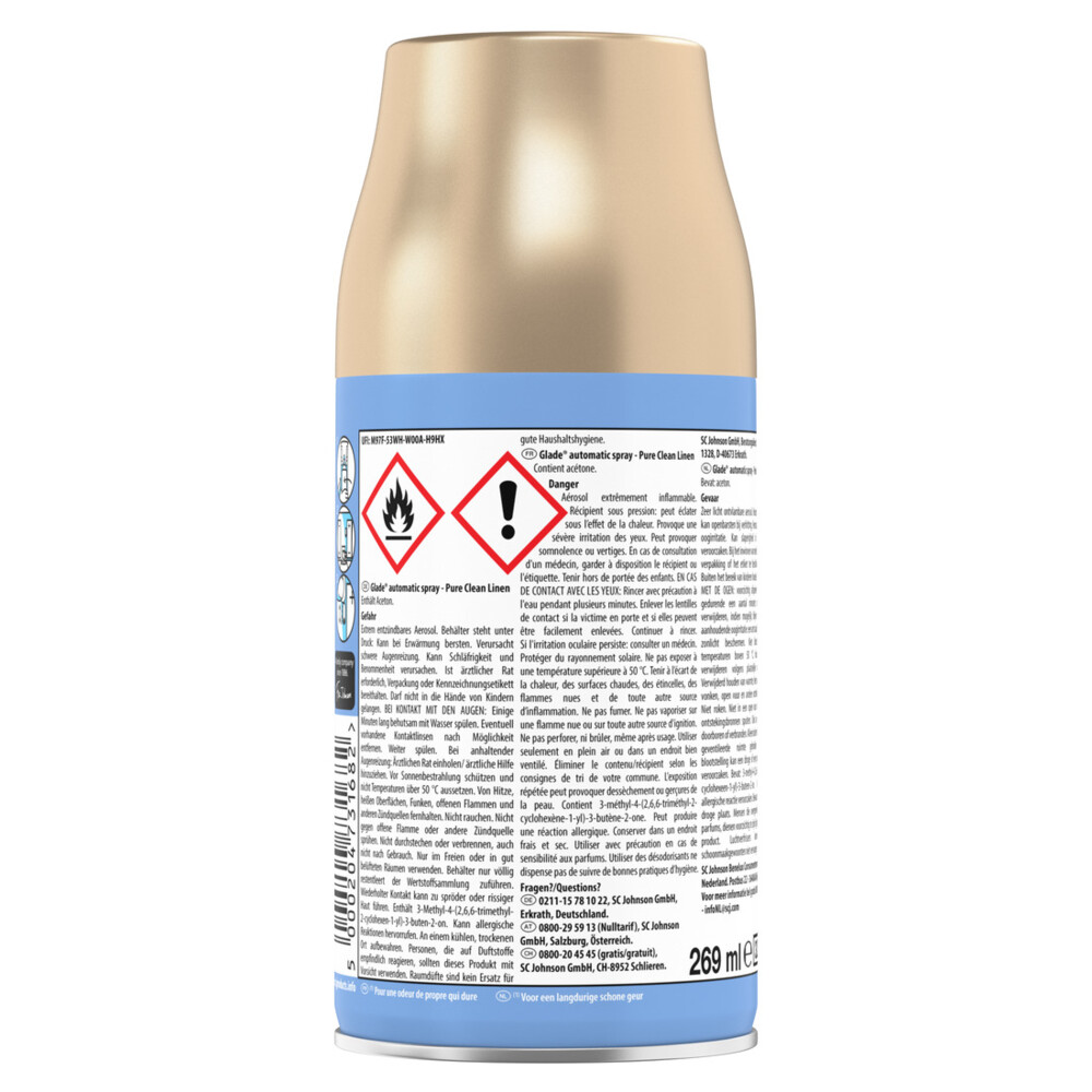Glade Automatic Spray Navulling Pure Clean Linen269 ml