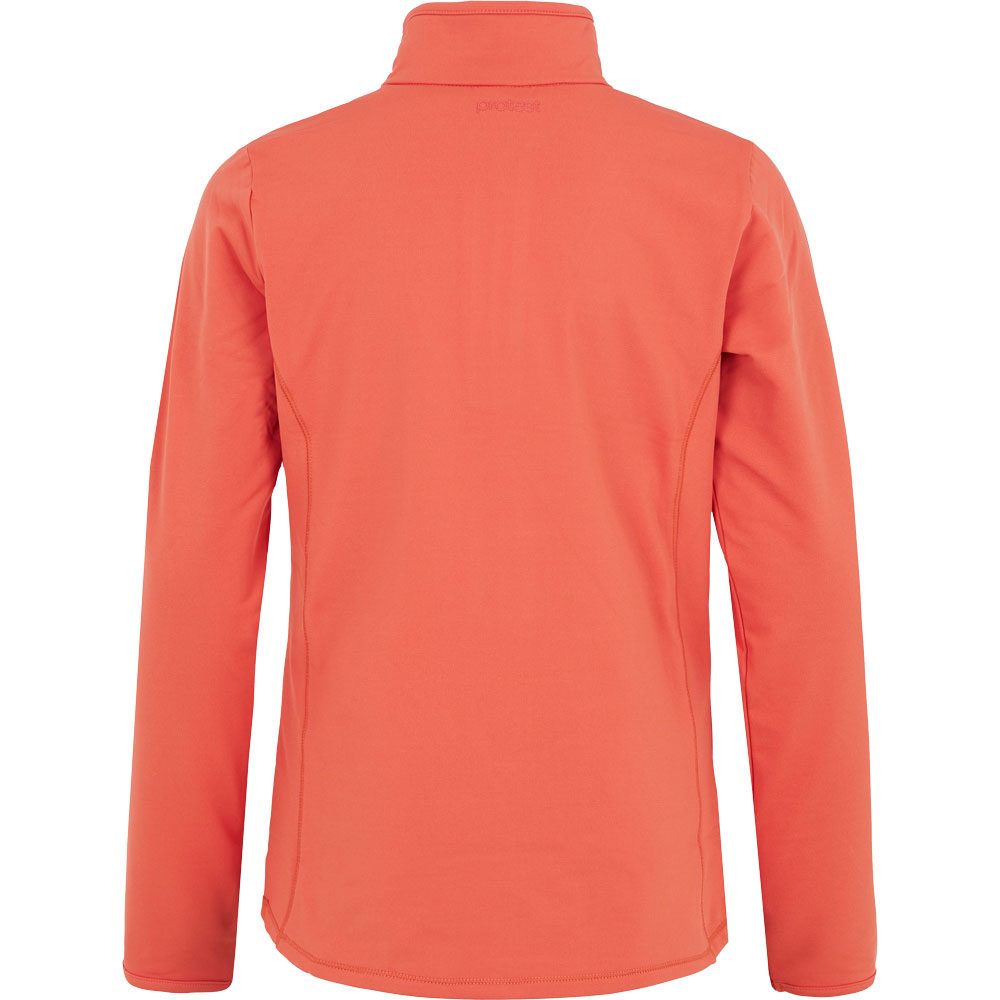 Protest Fabrizoy Jr 1/4 Zip Skipullover Mädchen tosca red